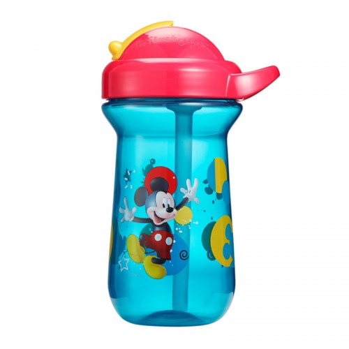 The First Years Disney Mickey Mouse 10oz Flip Top Straw Cup | 18 months+